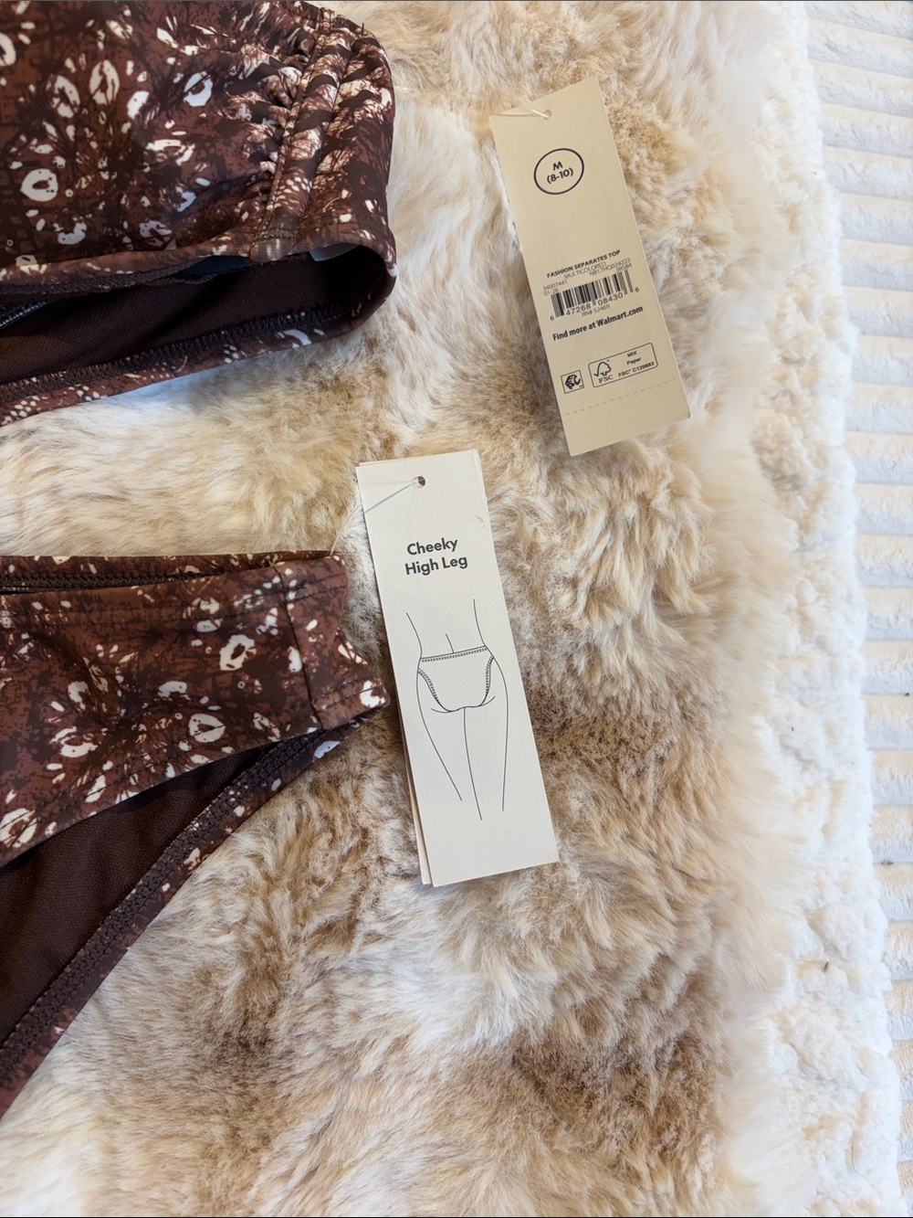 Bikini Bundle size medium new with tags no boundaries brown and orange - Picture 8 of 11